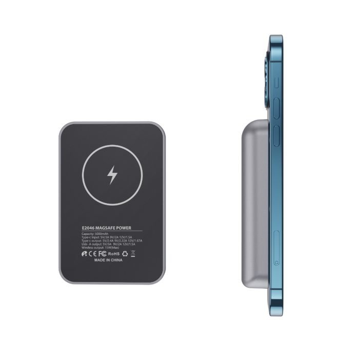 MagSafe Power Bank 5000mAh - Compact Wireless Charging with 15W Output