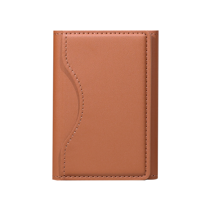 CARD CASE – Slim PU Leather Card Holder with MagSafe Attachment for Secure and Easy Access