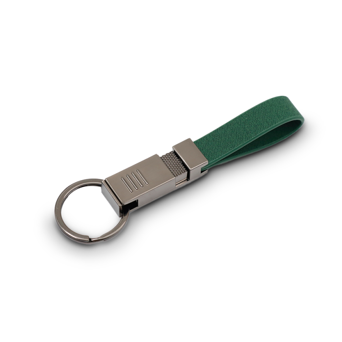 CHIC KEYCHAIN - Innovative Slide-Down Keyholder in PU and Gunblack Metal