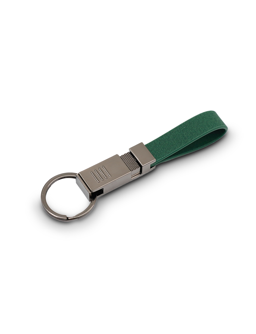 CHIC KEYCHAIN - Innovative Slide-Down Keyholder in PU and Gunblack Metal - Image 2