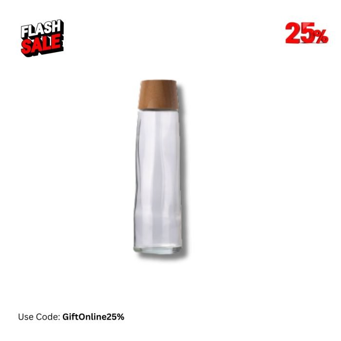 CALYPSO GLASS - Transparent 750ml with Bamboo Lid