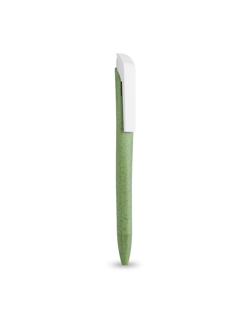 WHEATY PEN - Eco-Friendly Push Pen Made from Wheat Material with Blue Ink - Image 3