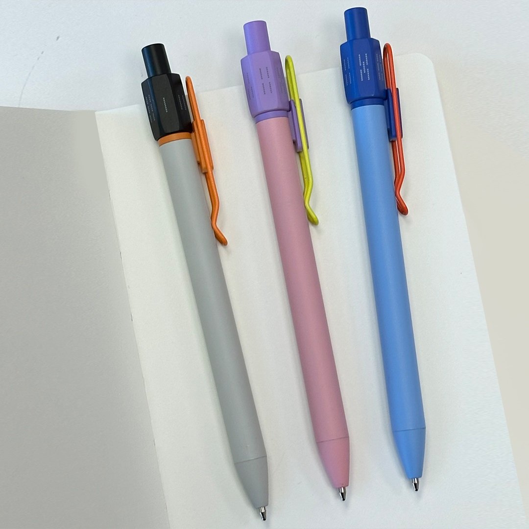 HEXASPINNER PEN – Push Action Ballpoint Pen with Hexagonal Fidget Spinner, Matte Lacquered Aluminum Barrel - Image 5