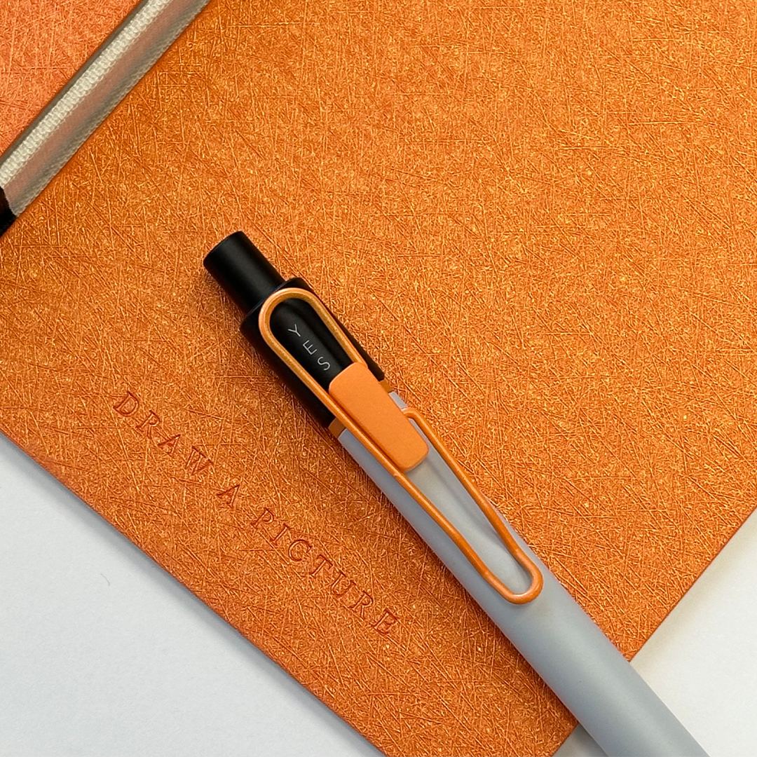 HEXASPINNER PEN – Push Action Ballpoint Pen with Hexagonal Fidget Spinner, Matte Lacquered Aluminum Barrel - Image 2
