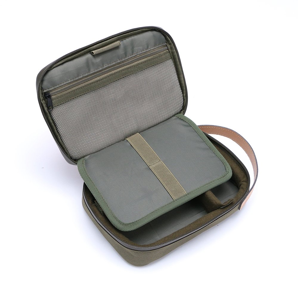 RPET TECH POUCH – Compact Water-Resistant Travel Organizer with Padded & Mesh Compartments for Gadgets and Cables - Image 20