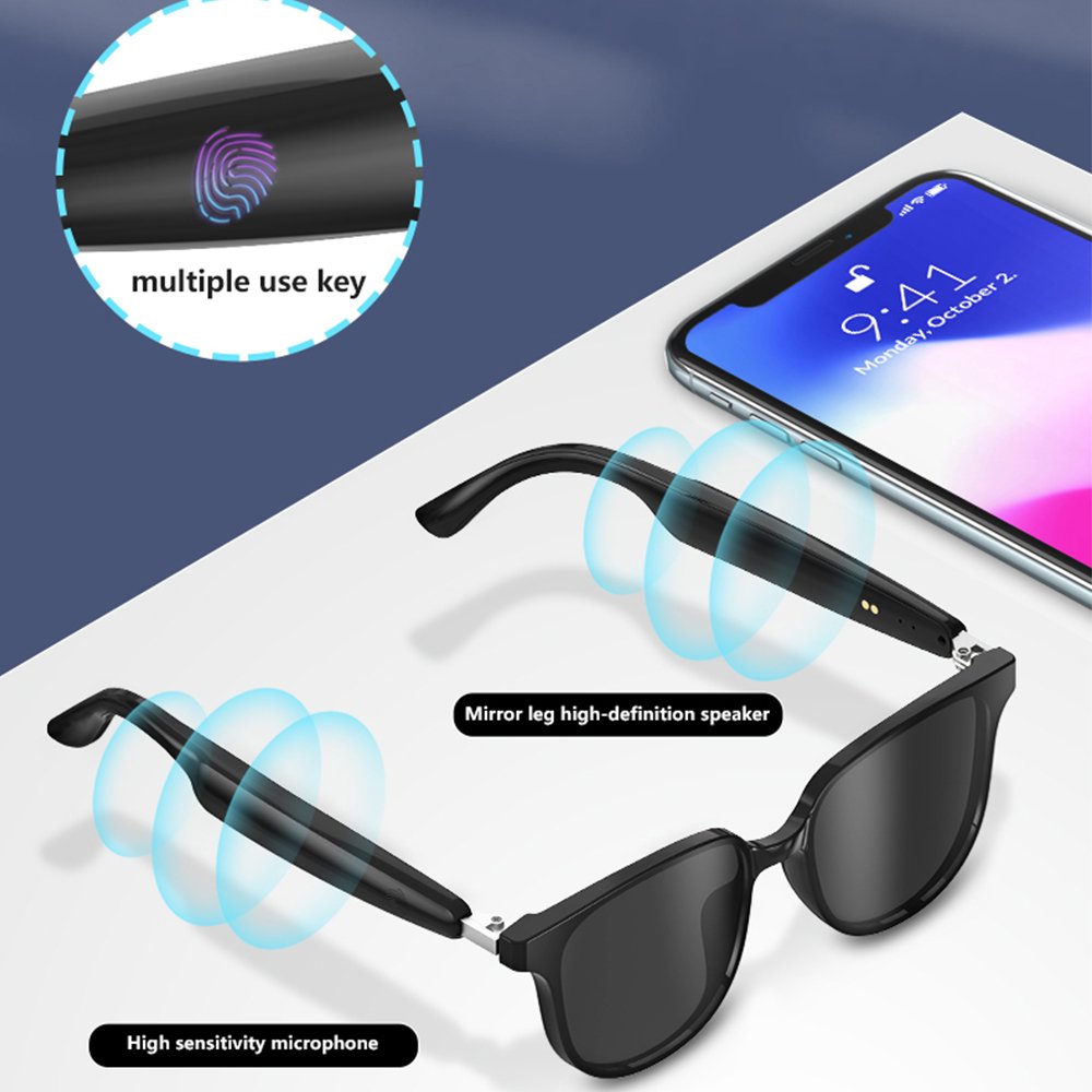 AI-SUNGLASS – Smart Sunglasses with AI Chat, Voice Assistant, Translation & Bluetooth Call Functionality - Image 4
