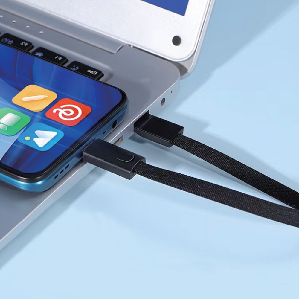 KEYHOLE – Compact Zinc Alloy USB-C to USB-C Cable with 60W Fast Charging, Data Transfer & Stylish Keychain Design - Image 5