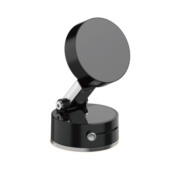 GRIPMATE – Durable ABS+PC Vacuum Adsorption Holder with N52 Rubidium Magnet & Retractable Foldable Design