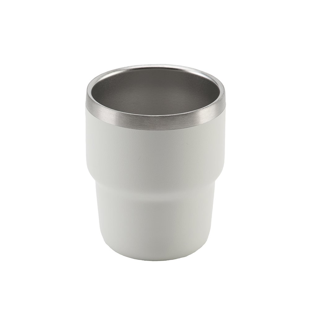 ESPRESSO STACKABLE – Stylish 80ml Double-Wall Stainless Steel Espresso Cups with Silver-Lined Lid & Premium Gift Box - Image 6