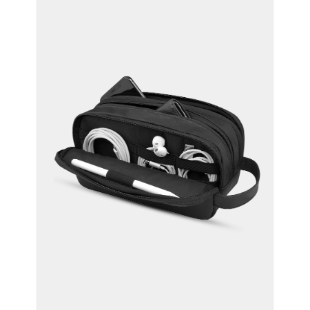 SALEM TRAVEL POUCH | Water-Resistant Organizer with Leather Handle - Image 5