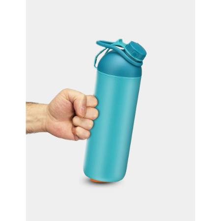 SUCTION BOTTLE ARTIST Turquoise - 400ml High-Quality Suction Bottle for On-the-Go Hydration - Image 2