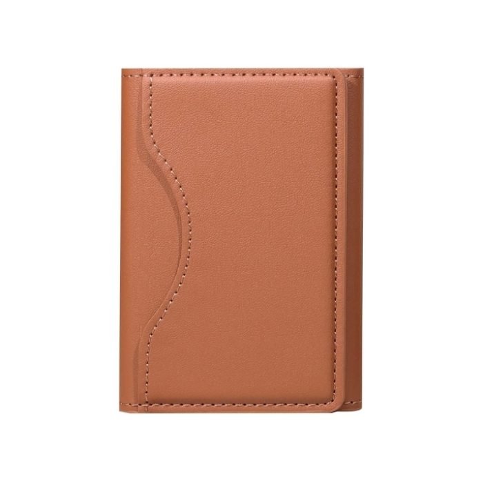 Slim PU Leather MagSafe Card Holder