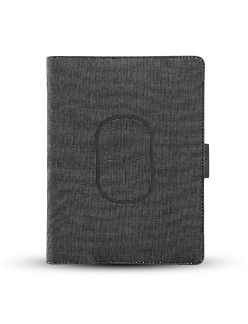 A5 SIZE NOTEBOOK - Wireless Charging Organizer with 5000mAh Power Bank - Image 5