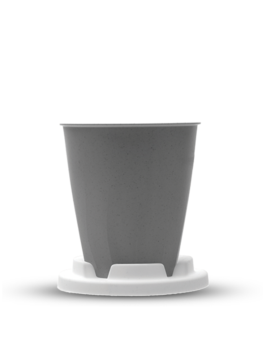BAMCUP - 350ml Eco-Friendly Bamboo Fiber Drinking Cup with Silicone Cover - Image 2