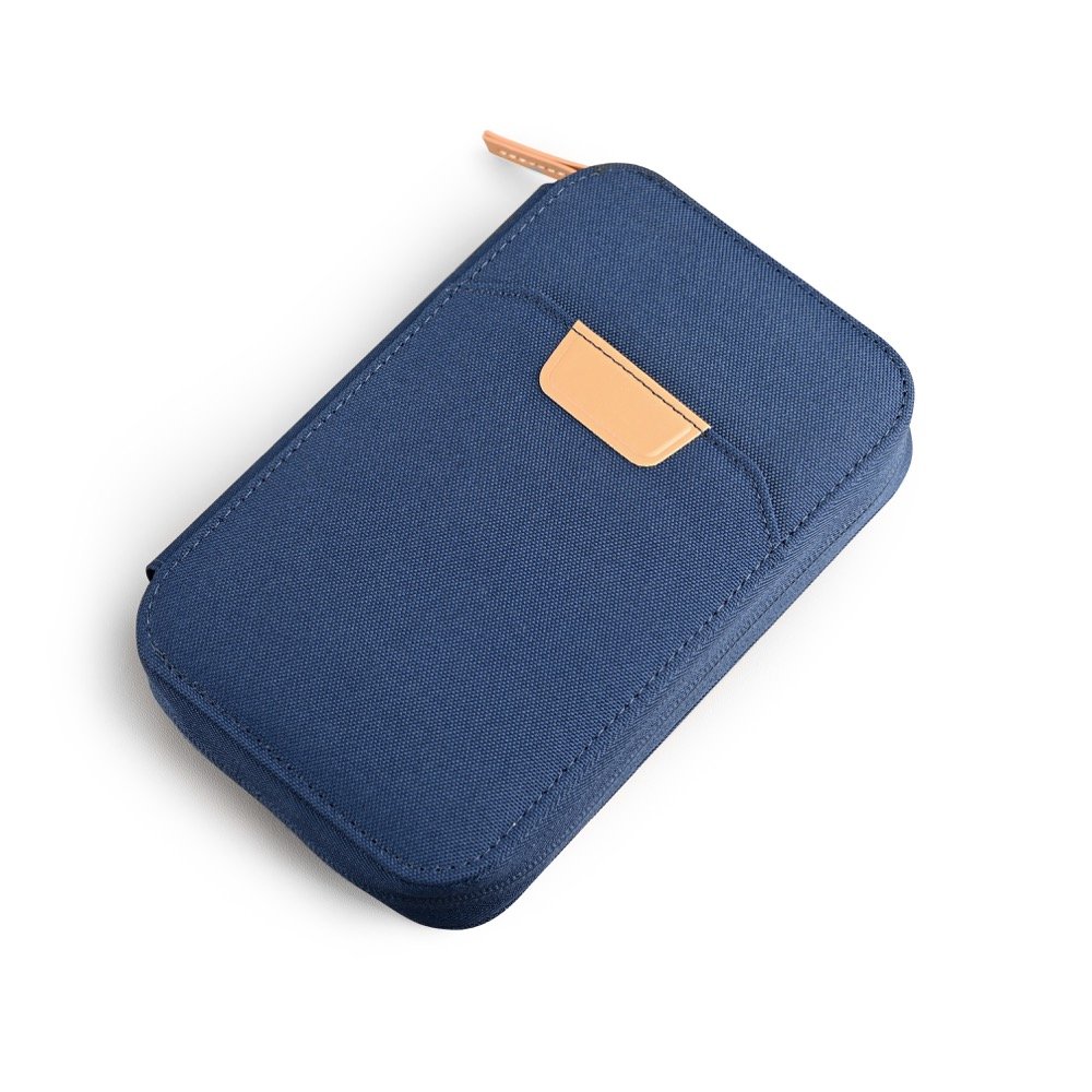 RPET TRAVI - Eco-Friendly Travel Wallet with Multiple Slots and Zipper Closure - Image 4