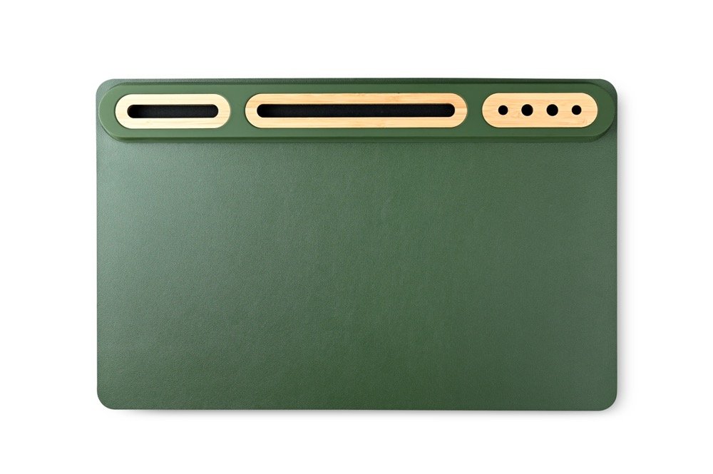 SOFTIDESK ORGANIZER - Eco-Friendly Desk Mat with Bamboo Holders for Ultimate Organization - Image 7