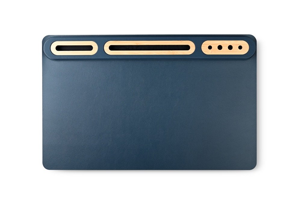 SOFTIDESK ORGANIZER - Eco-Friendly Desk Mat with Bamboo Holders for Ultimate Organization - Image 6