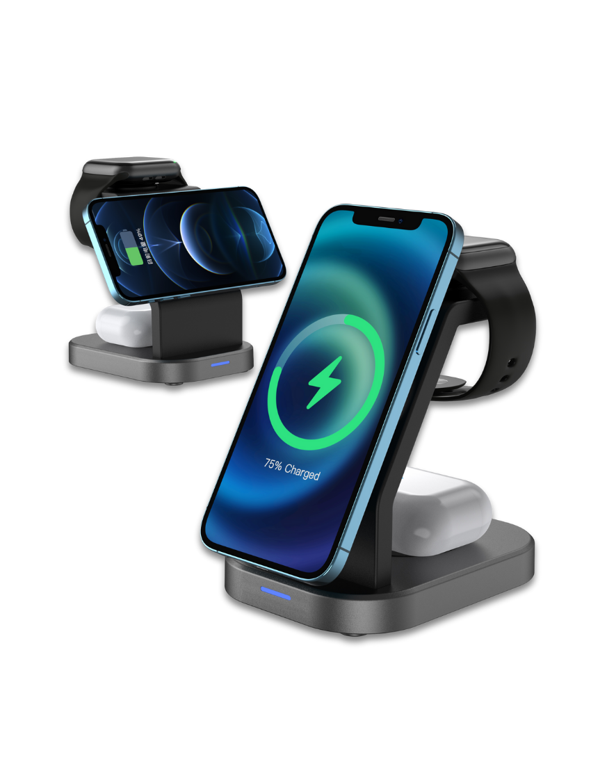 3N1 MAGSTAND - Versatile MagSafe Wireless Charger for Phone, Watch, and AirPods - Image 4