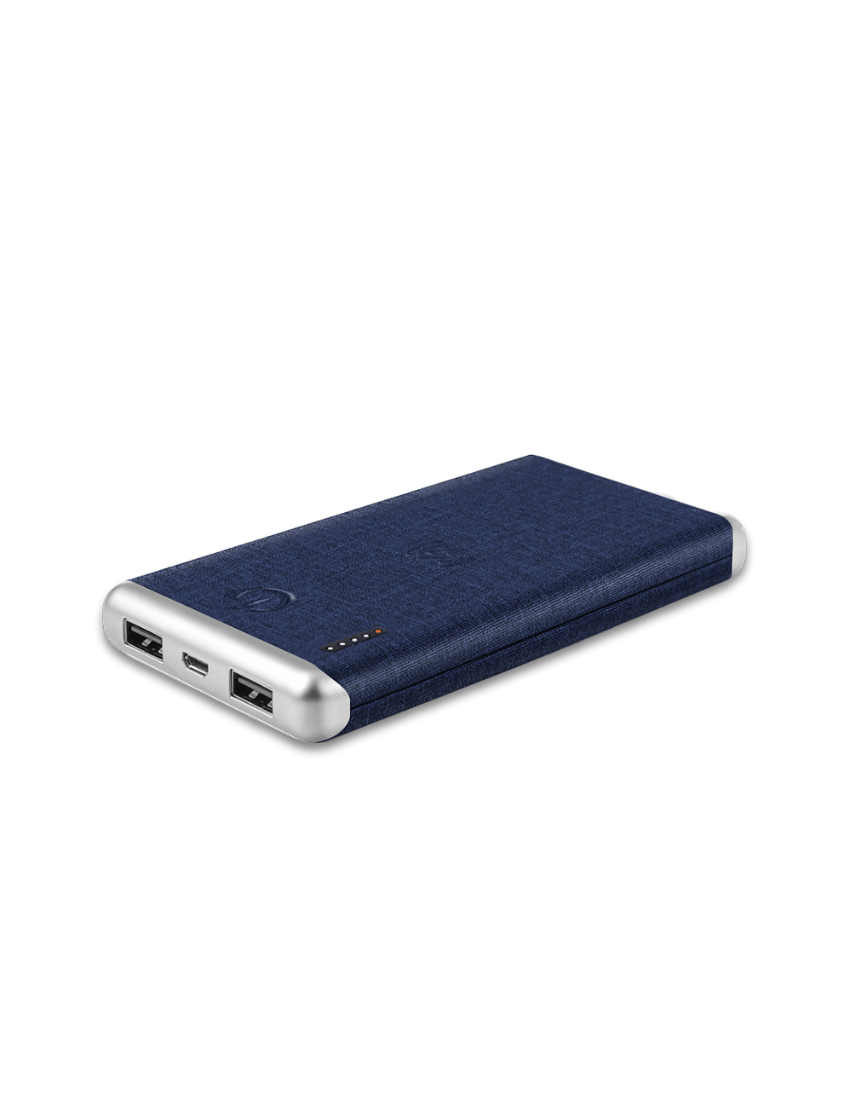 LEATHER WIRELESS - Stylish 8000mAh Wireless Power Bank with PU Leather Finish - Image 2
