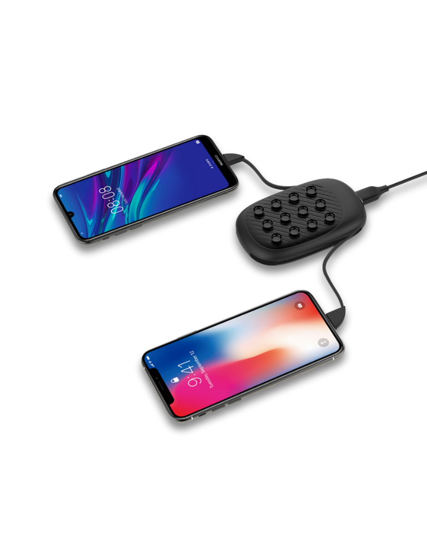 POWER GO PLUS - 10,000mAh Wireless Power Bank with Multi-Charging Cables and LED Indicator - Image 2