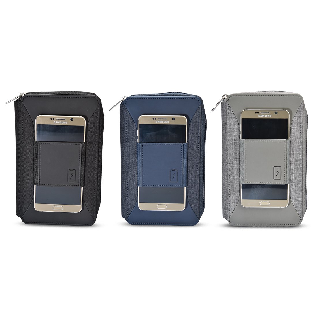P-TRAVEL - RFID Protected Travel Wallet with Multiple Slots and Pen Holder