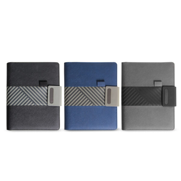 TRENDY ORGANIZER PLUS - A5 Notebook with Signature Design and Built-in Mobile Stand