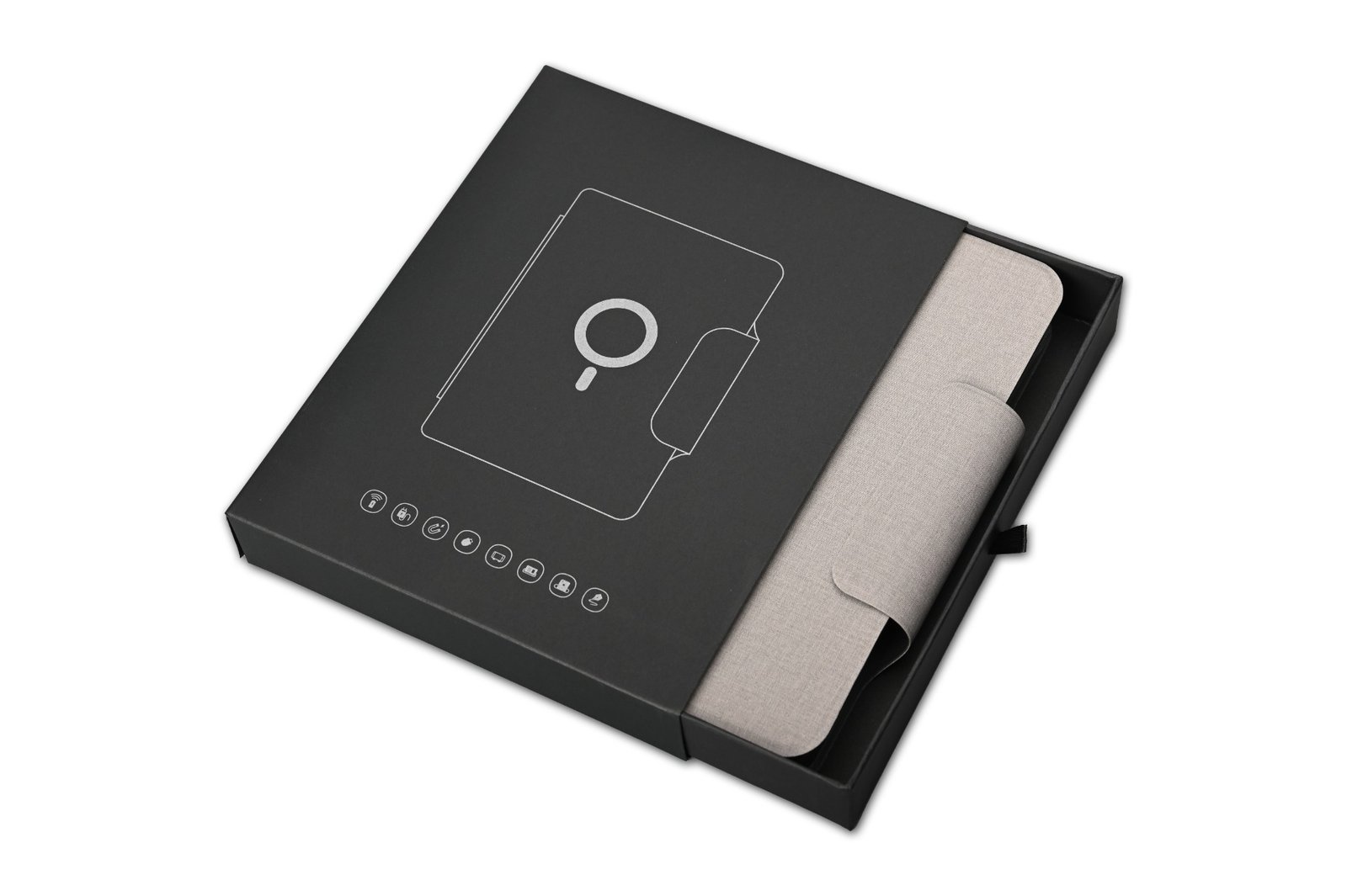 MAG-NOTE - A5 Fast Charging Notebook Organizer with 8000mAh Power Bank and USB - Image 3