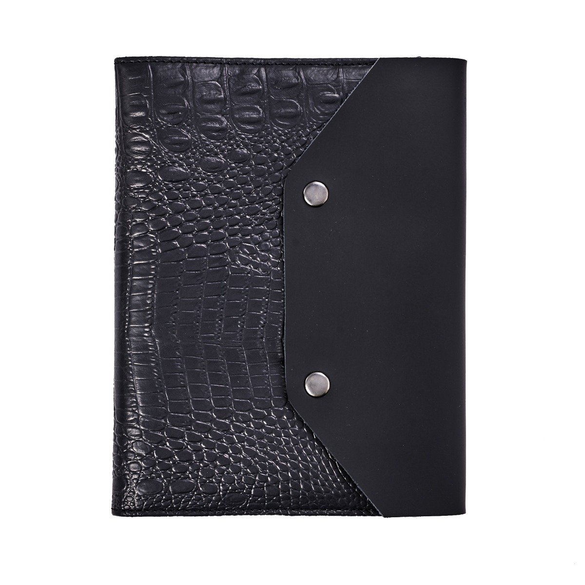 A5 CROCONOTE - Elegant Crocodile Leatherette A5 Notebook Organizer - Image 4