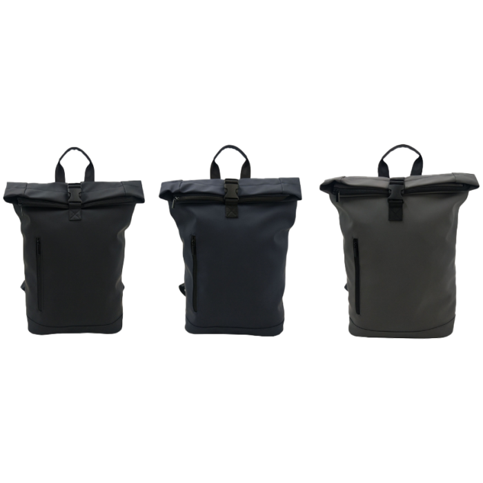 ROLLTOP BAG - Trendy Waterproof Backpack with Padded Laptop Pocket