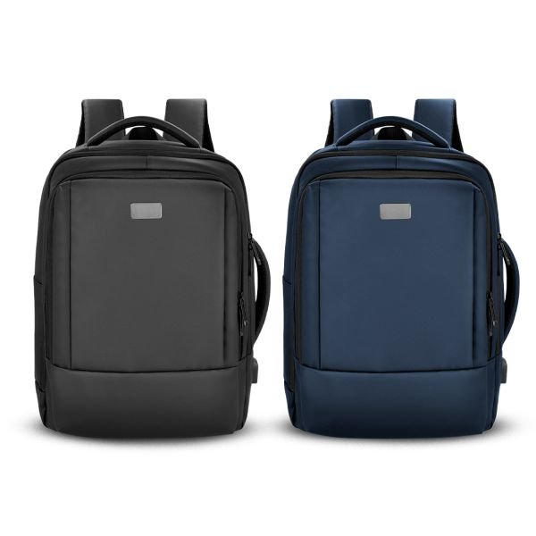 TECH TRAVEL BAG - Expandable Waterproof Laptop Backpack with USB Charging