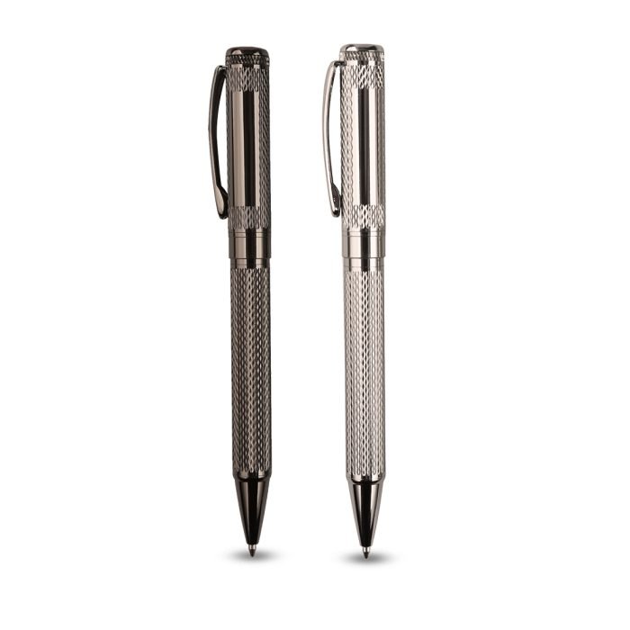GLAMOUR PEN - Elegant Brass Ballpoint Pen with Intricate Carved Designs