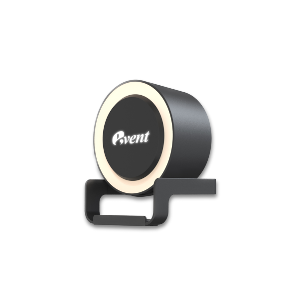 NIGHT LIGHT SPEAKER - Black Bluetooth Speaker with Wireless Charging and LED Display