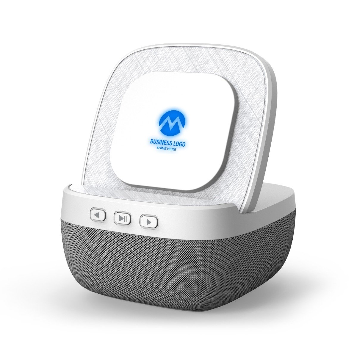 BOOM SOUND - Powerful 5W Speaker with 15W Wireless Charger and Light-Up Logo - Image 7