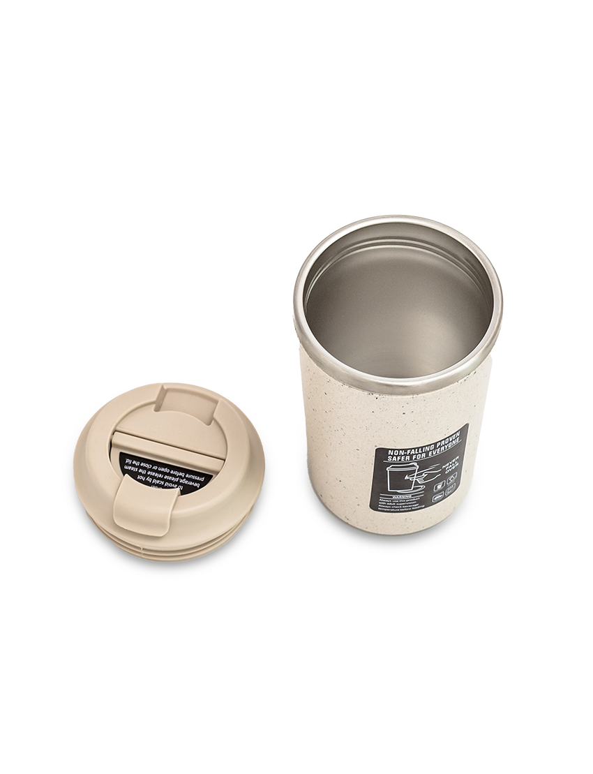 COFI MUG - 350ml Eco-Friendly Double Wall Suction Mug - Image 2