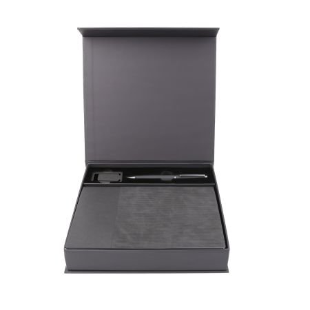 AGENDA SET - Elegant Notebook, Metal Pen, and Bookmark Gift Set - Image 5