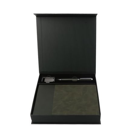 AGENDA SET - Elegant Notebook, Metal Pen, and Bookmark Gift Set - Image 6