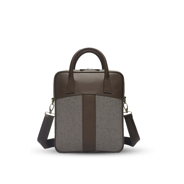 ELEGANT BUSINESS BAG – Stylish Laptop Bag with Handle, Sling & Brass Metal Accessories