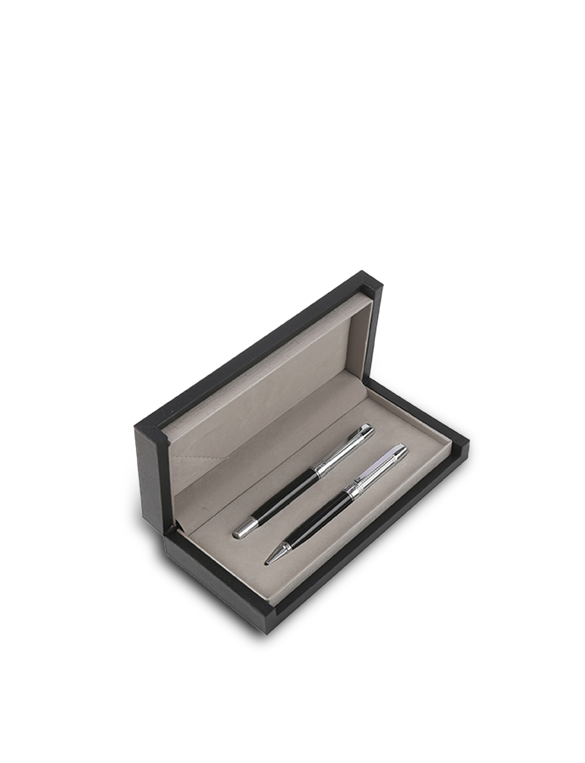 EXQUISITE PLUS PEN SET - Luxury Brass Roller and Ballpoint Pen Set with Elegant Design
