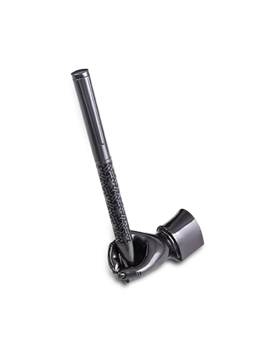 HANDY PEN PLUS - Elegant Twist Pen with Hand-Shaped Holder and Brass Stand - Image 8