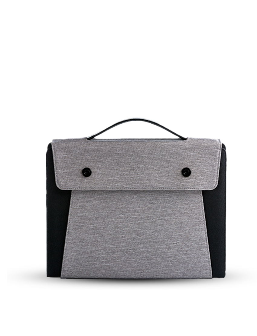 OFFICE MOBILE PRO - Versatile RPET Computer Bag with 5000mAh Wireless Charging Power Bank - Image 4