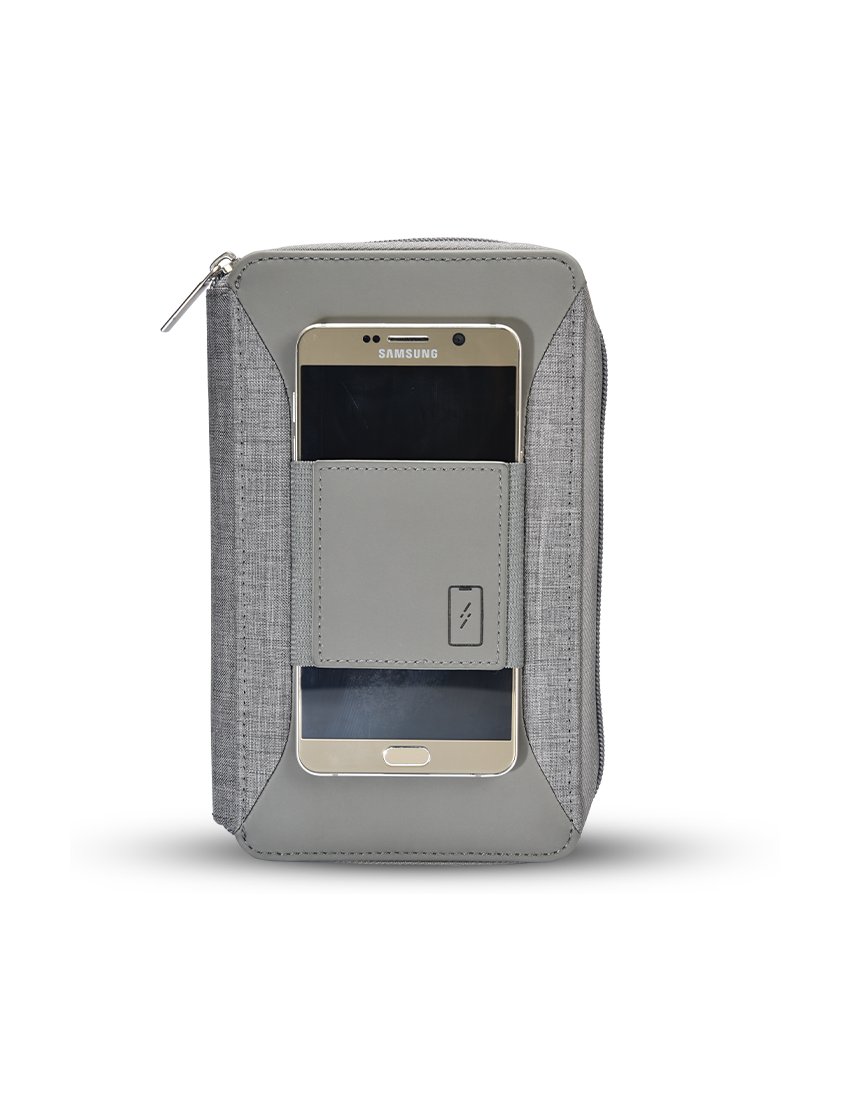 P-TRAVEL - RFID Protected Travel Wallet with Multiple Slots and Pen Holder - Image 3