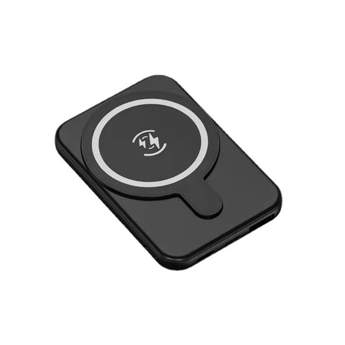 POCKET POWER: 5000mAh Magnetic Wireless Mini Power Bank - Compact & Convenient Charging