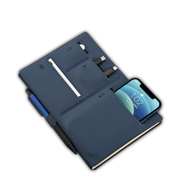 POCKET NOTEBOOK - A5 Multi-Pocket Notebook with 80 Sheets in Eco-Friendly Design