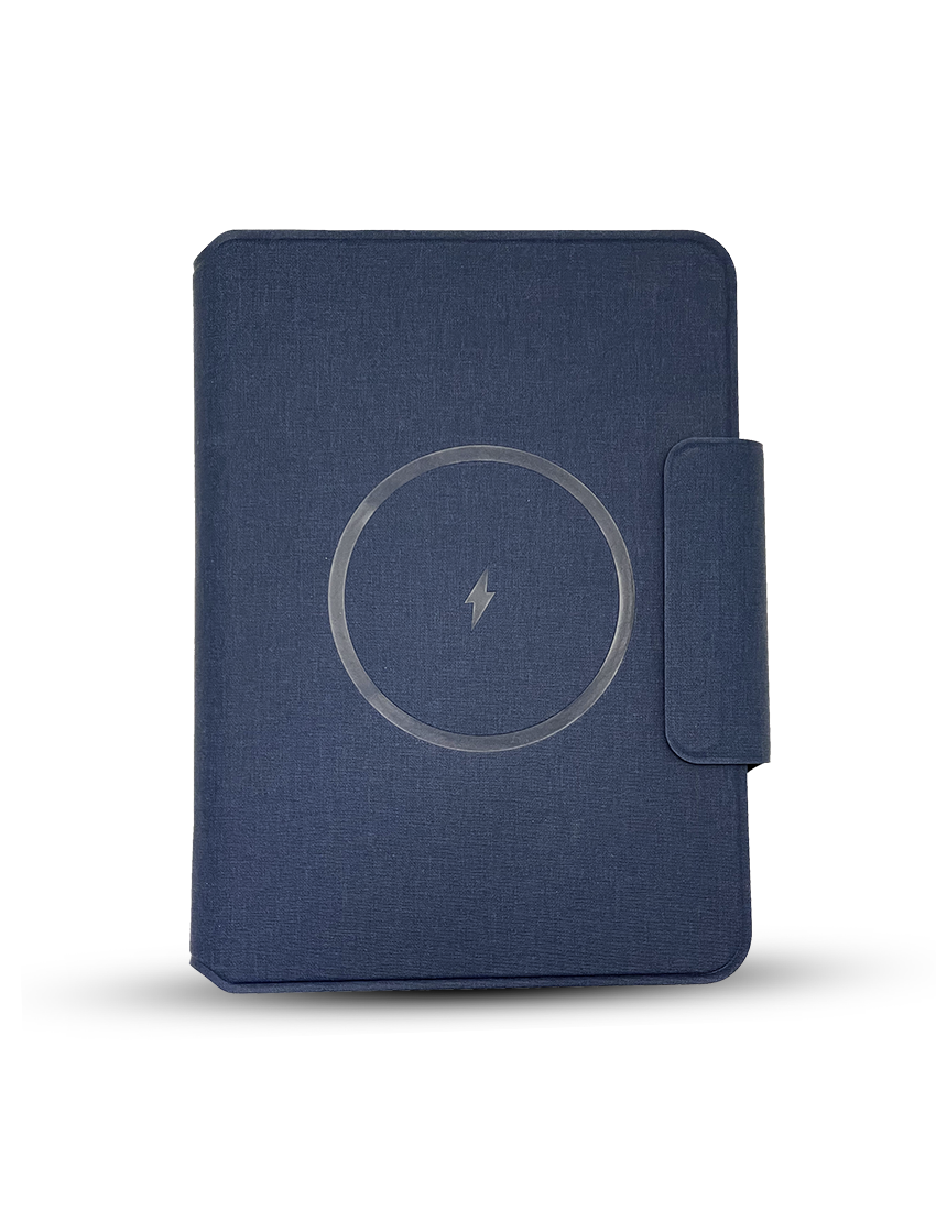 POWER NOTE with FLAP - Wireless Charging Notebook with 5000mAh Power Bank - Image 3