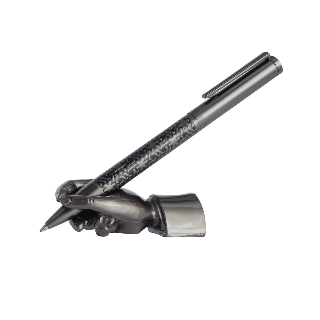 HANDY PEN PLUS - Elegant Twist Pen with Hand-Shaped Holder and Brass Stand - Image 2
