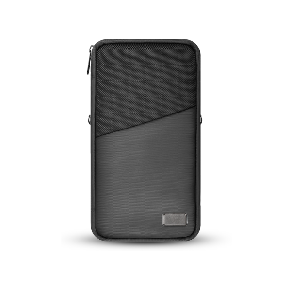 TRAVEL MATE | RFID Safe Polyester Travel Organizer with Dual Functionality