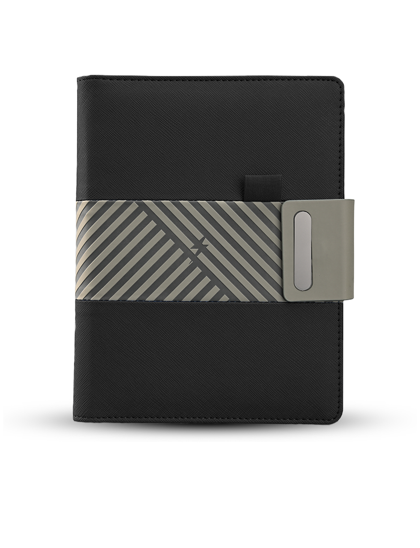TRENDY WIRELESS PLUS2 - A5 Notebook with 5000mAh Power Bank and Smart Organizer - Image 5